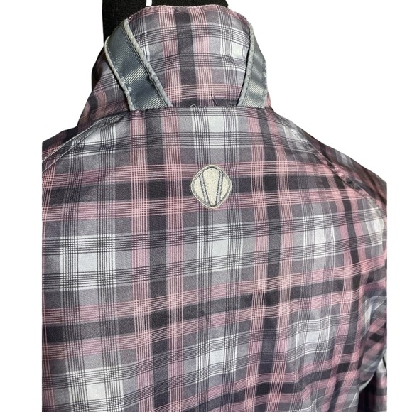 Sunice Plaid Quarter Zip Pullover, Size Large, Windbreaker, Golf, Skiing - Picture 5 of 10